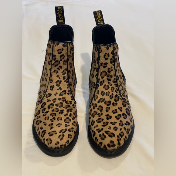 Dr Martens Flora Leopard Chelsea Boots - Sz 8 - EUC - Picture 2 of 12